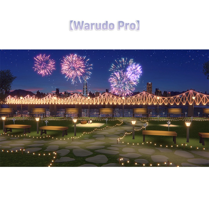 【Warudo(Pro/Standard)】Han River Fireworks Festival/한강 불꽃놀이/漢江花火大会マップ