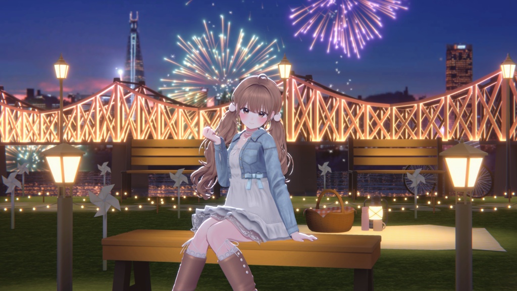 【Warudo(Pro/Standard)】Han River Fireworks Festival/한강 불꽃놀이/漢江花火大会マップ