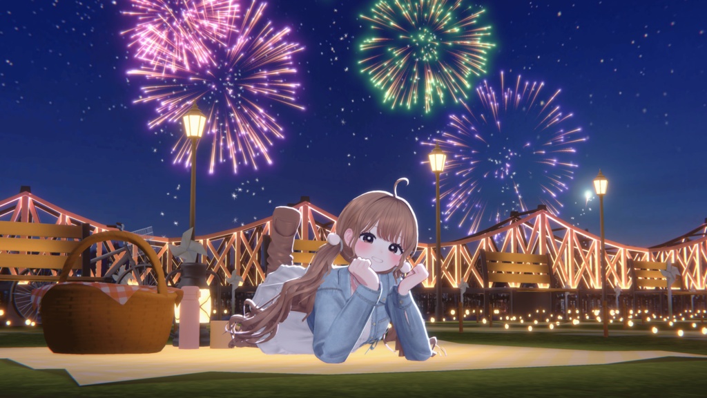 【Warudo(Pro/Standard)】Han River Fireworks Festival/한강 불꽃놀이/漢江花火大会マップ