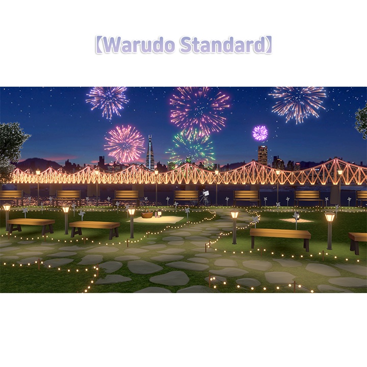 【Warudo(Pro/Standard)】Han River Fireworks Festival/한강 불꽃놀이/漢江花火大会マップ