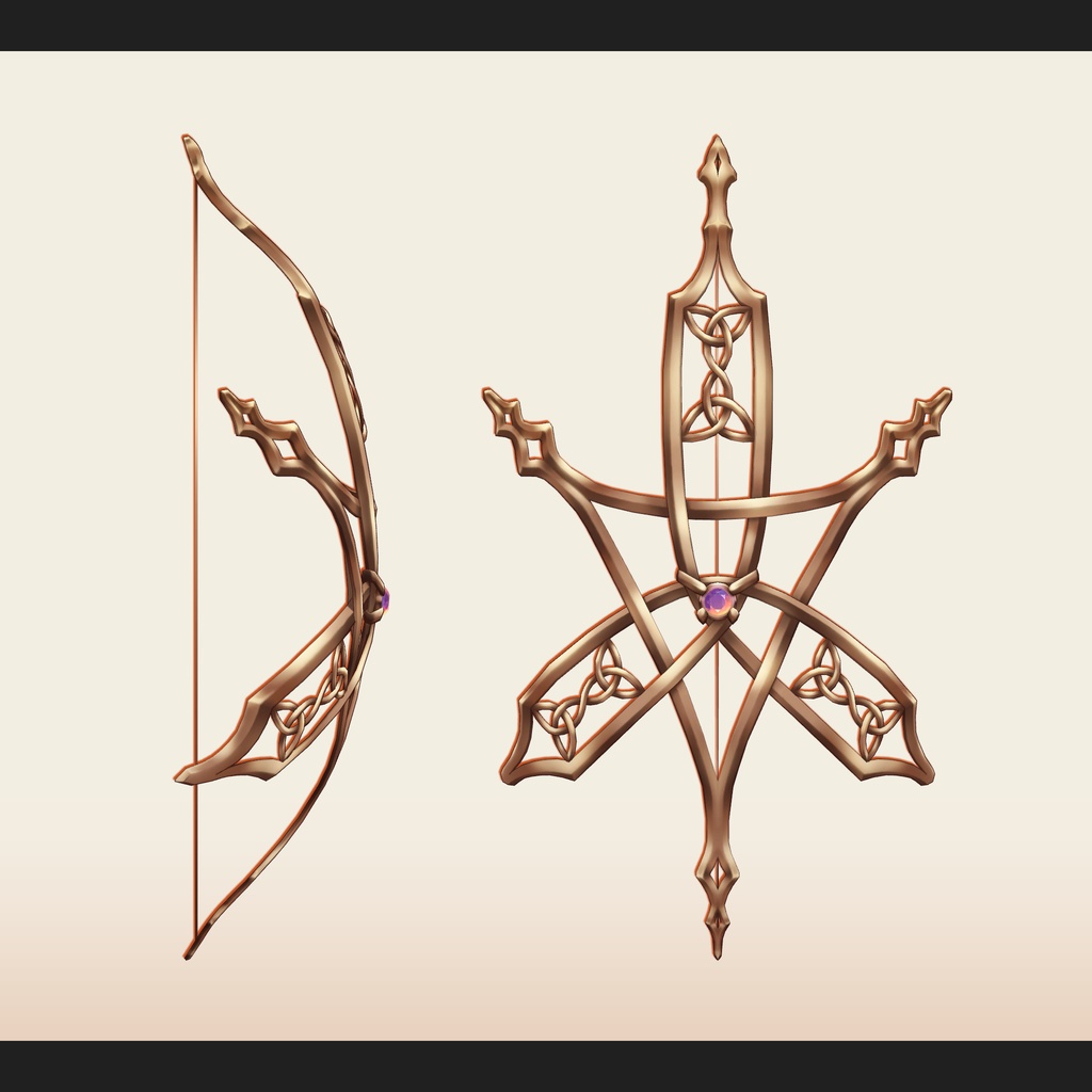 【VRC 対応3Dモデル】薄暮の射手