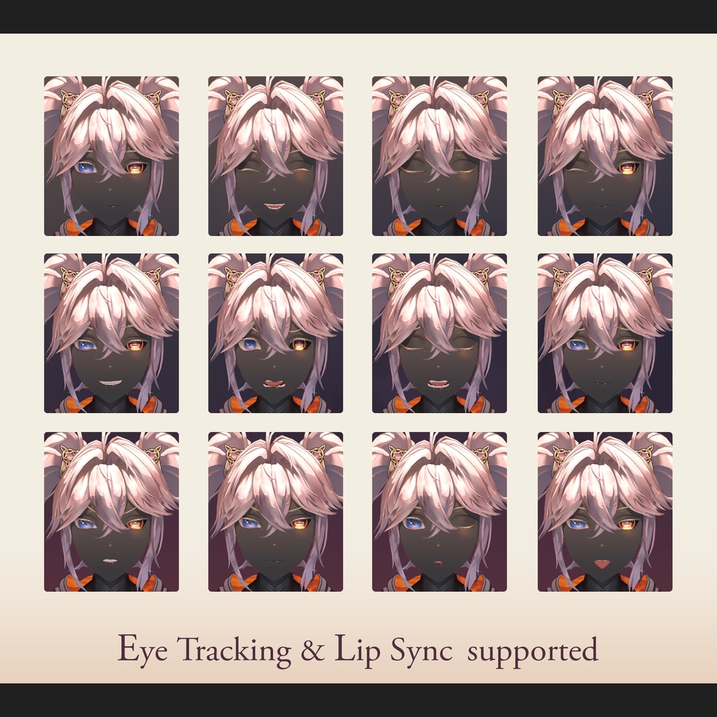 【VRC 対応3Dモデル】薄暮の射手