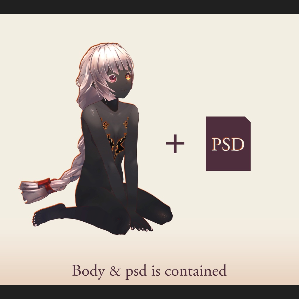 【VRC 対応3Dモデル】薄暮の戦士