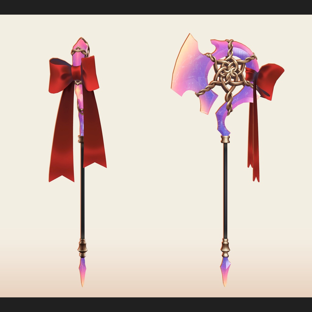 【VRC 対応3Dモデル】薄暮の戦士