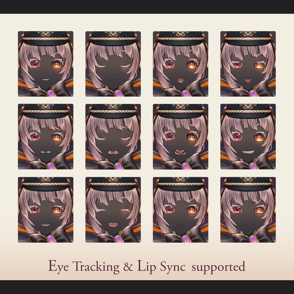 【VRC 対応3Dモデル】薄暮の戦士