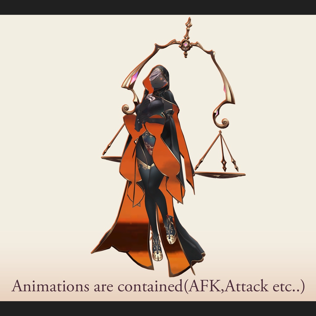 【VRC 対応3Dモデル】薄暮の賢者