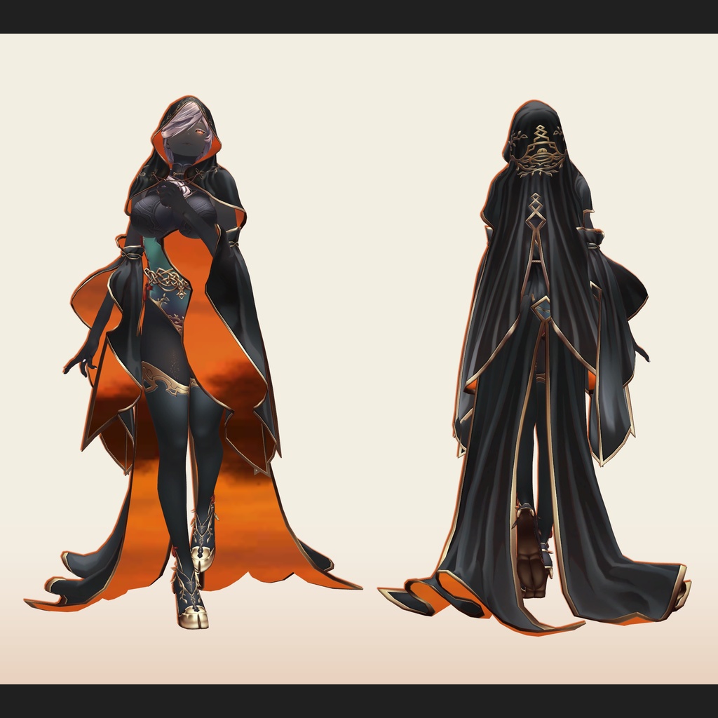 【VRC 対応3Dモデル】薄暮の賢者