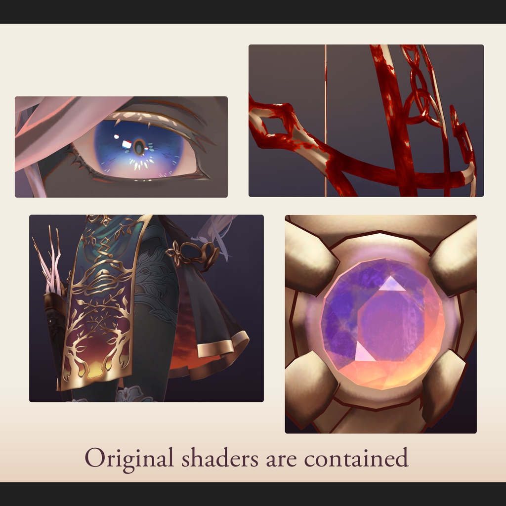 【VRC 対応3Dモデル】薄暮の賢者