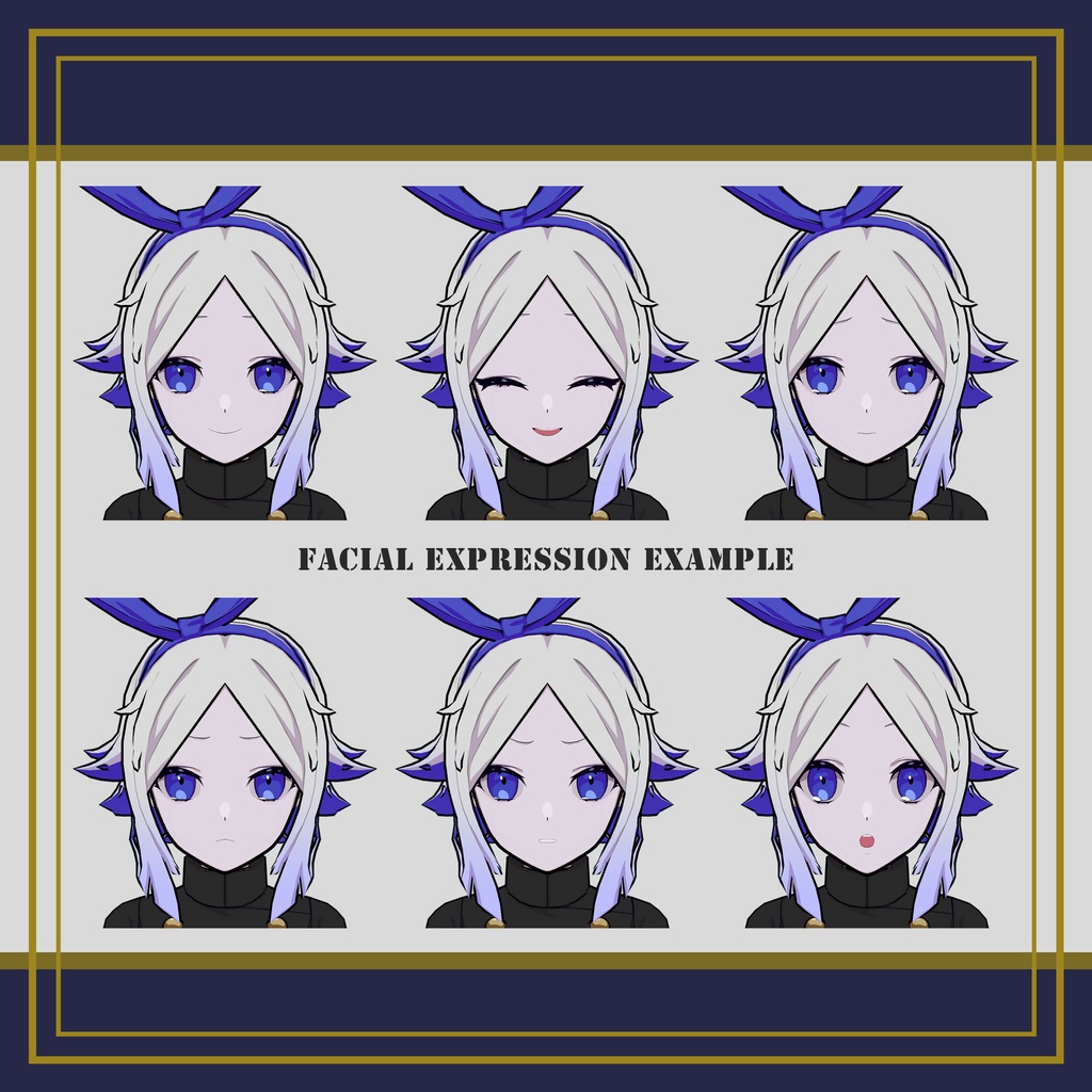 【VRC 対応3Dモデル】うさこVRC