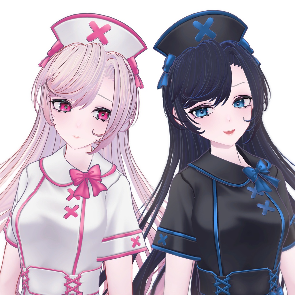 【VRC 対応3Dモデル】りはびりちゃん