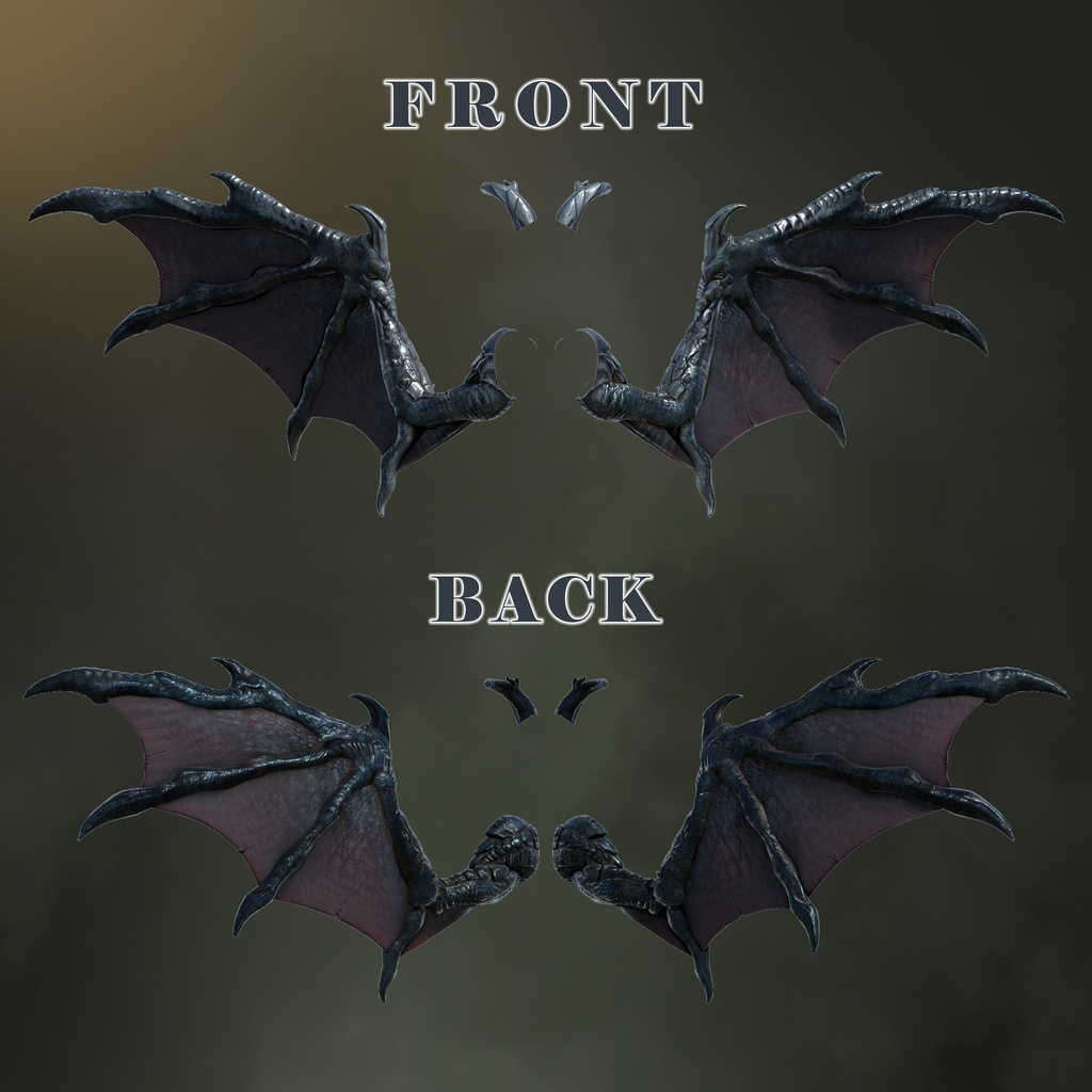 【VRC 想定】ファンタジードラゴンセット