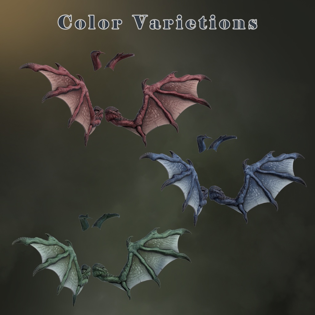 【VRC 想定】ファンタジードラゴンセット