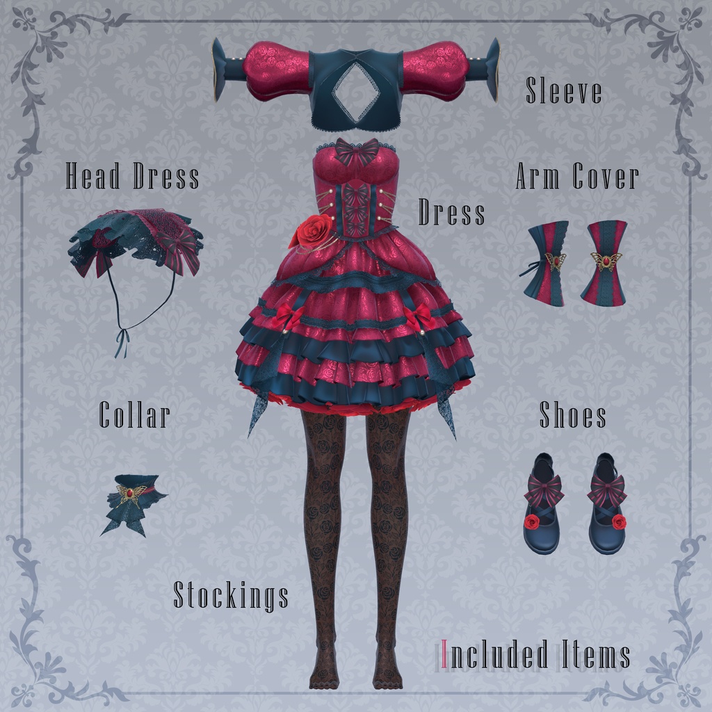 【椿姫 繭 対応】ローゼンロリータ