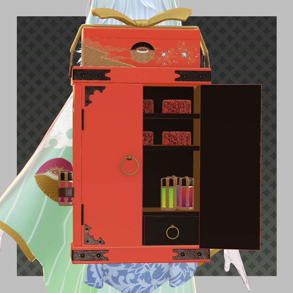 オリジナル3Dモデル「繭 -Mayu-」