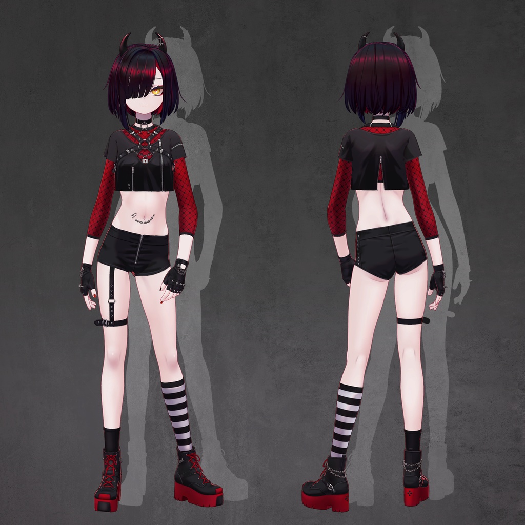 オリジナル3Dモデル「ゼビィ -XEBY-」