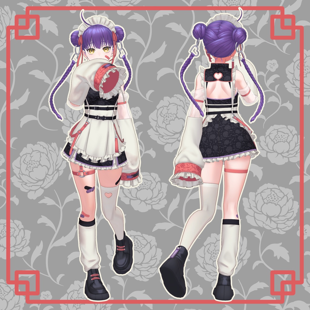 オリジナル3Dモデル「恋恋 -Liàn Liàn-」 #MARUBODY