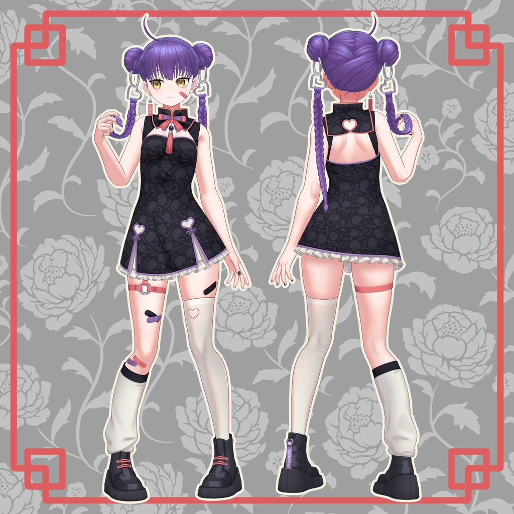 オリジナル3Dモデル「恋恋 -Liàn Liàn-」 #MARUBODY