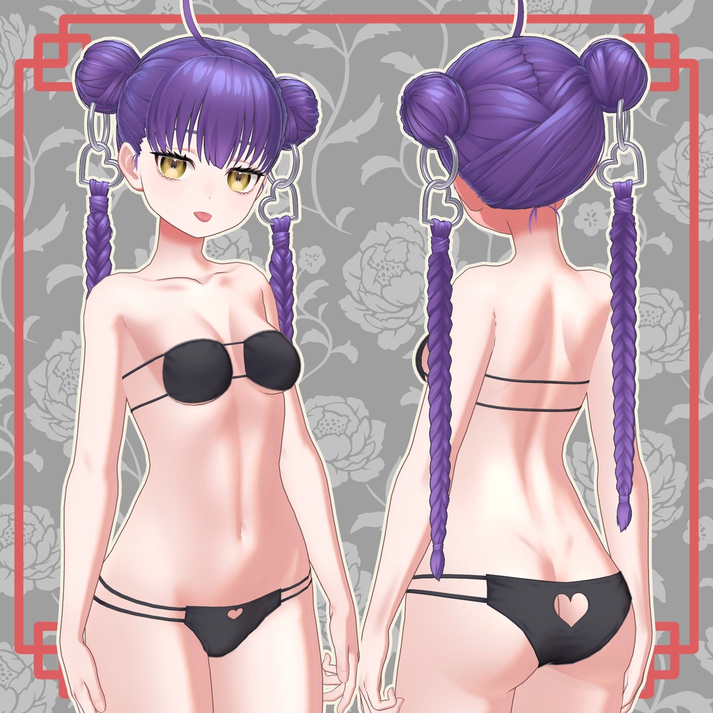 オリジナル3Dモデル「恋恋 -Liàn Liàn-」 #MARUBODY