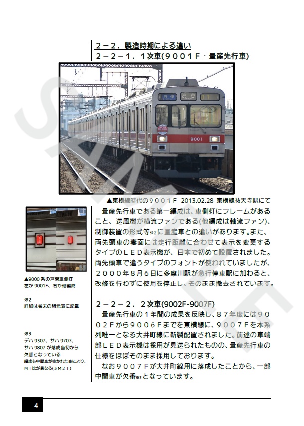 【C97】History Series Tokyu 9000 ~平成と共に歩んだ車両~ DL版