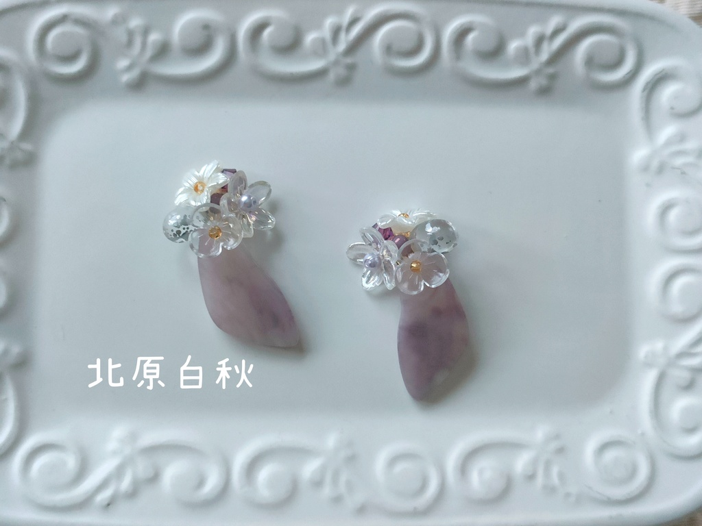 北原白秋イメージ　イヤーアクセサリー（ピアス）