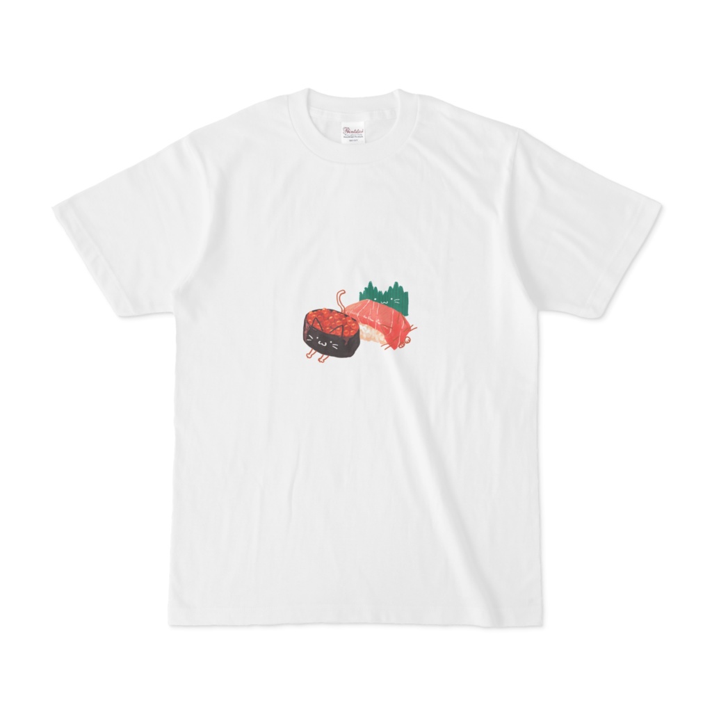 すしにゃんTシャツ2(両面プリント)