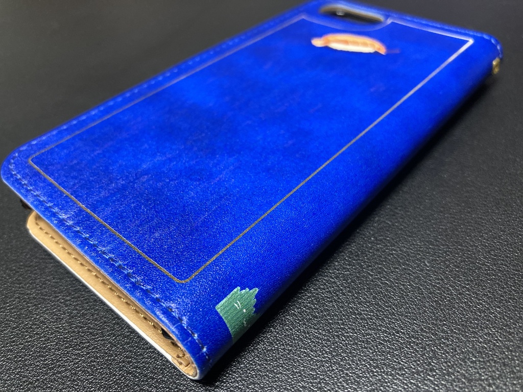 寿司ねこスマホケース_ブルー_iPhone7、8、SE(第二世代)