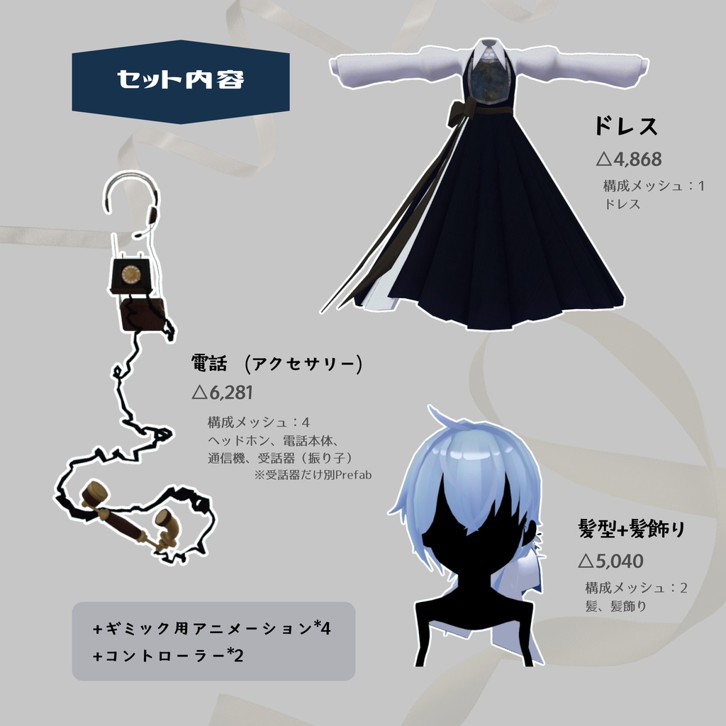 【エテノクティカ専用衣装セット】Nostalgic Operator