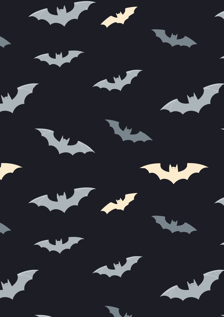 ハロウィーンのコウモリが夜空を飛ぶ壁紙04