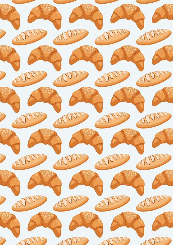 クロワッサンとコッペパンの壁紙08