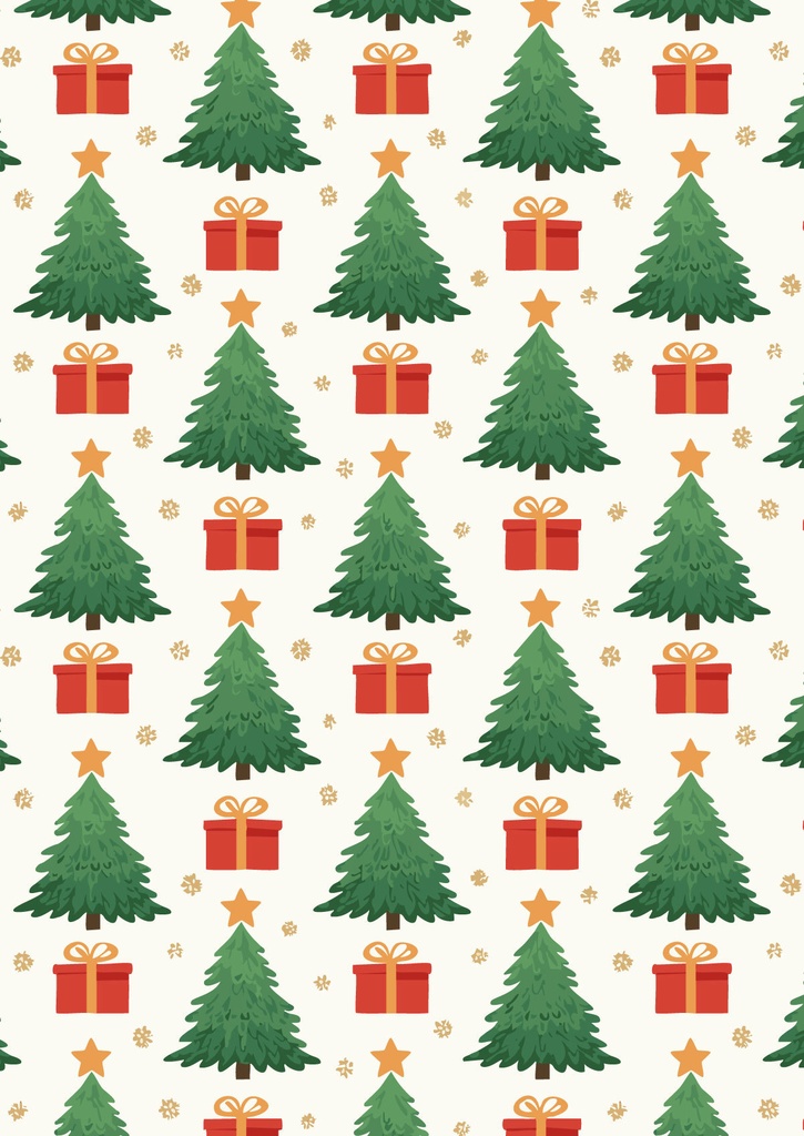 クリスマスツリーとプレゼントのおしゃれな壁紙27