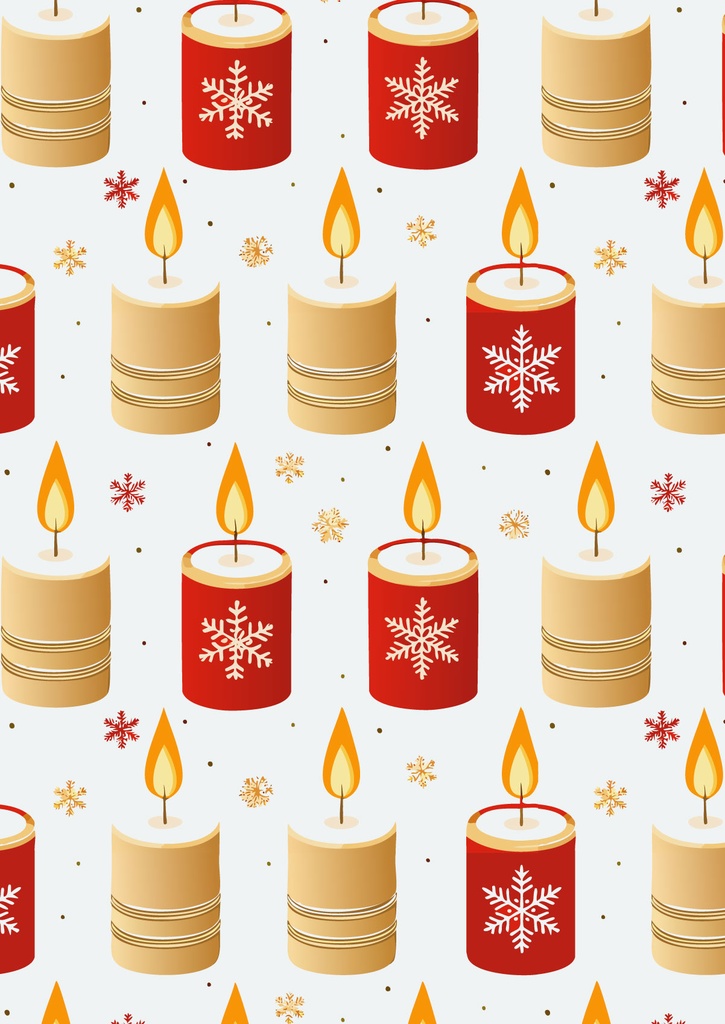 クリスマスのキャンドルが可愛い壁紙31