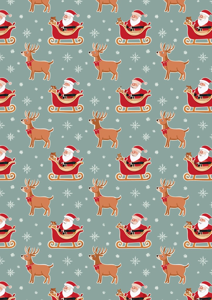 ソリに乗ったサンタさんの壁紙36