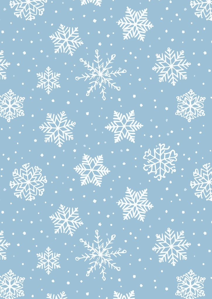 可愛い雪の結晶の水色の壁紙38