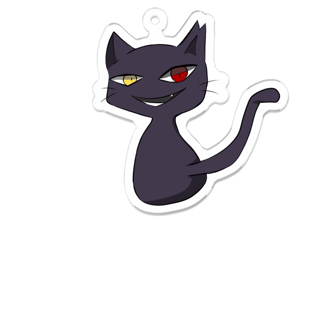 不気味猫シリーズ～アクリルキーホルダー～