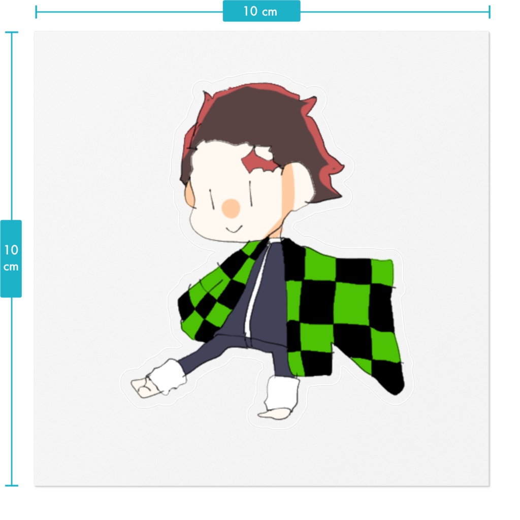 炭治郎デフォルメステッカー