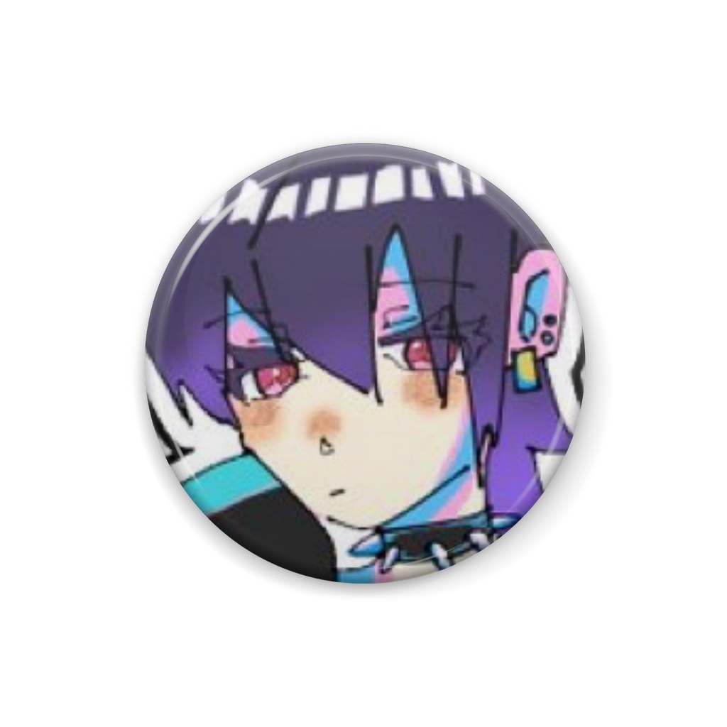 ド派手なお姉さん 缶バッジ