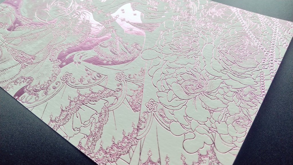 パチカ&箔押しポストカードセット