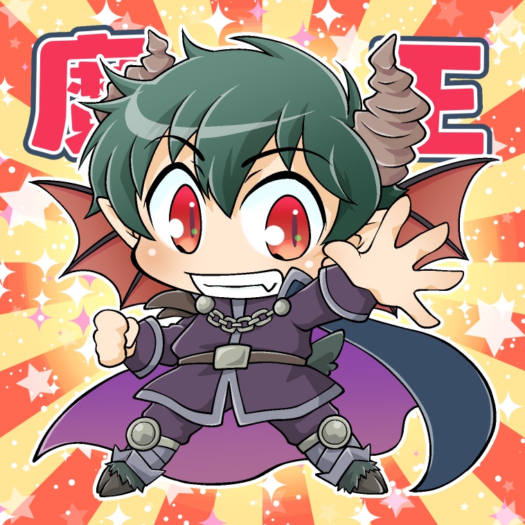 はた魔主従 レンチキュラーステッカーセット