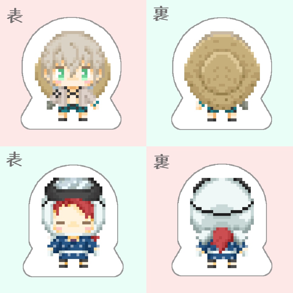 ベディトリドット絵ミニアクリルスタンド