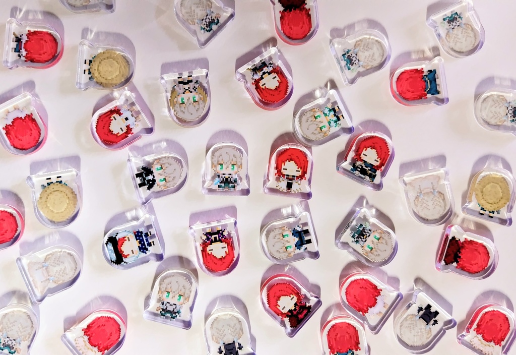 ベディトリドット絵ミニアクリルスタンド