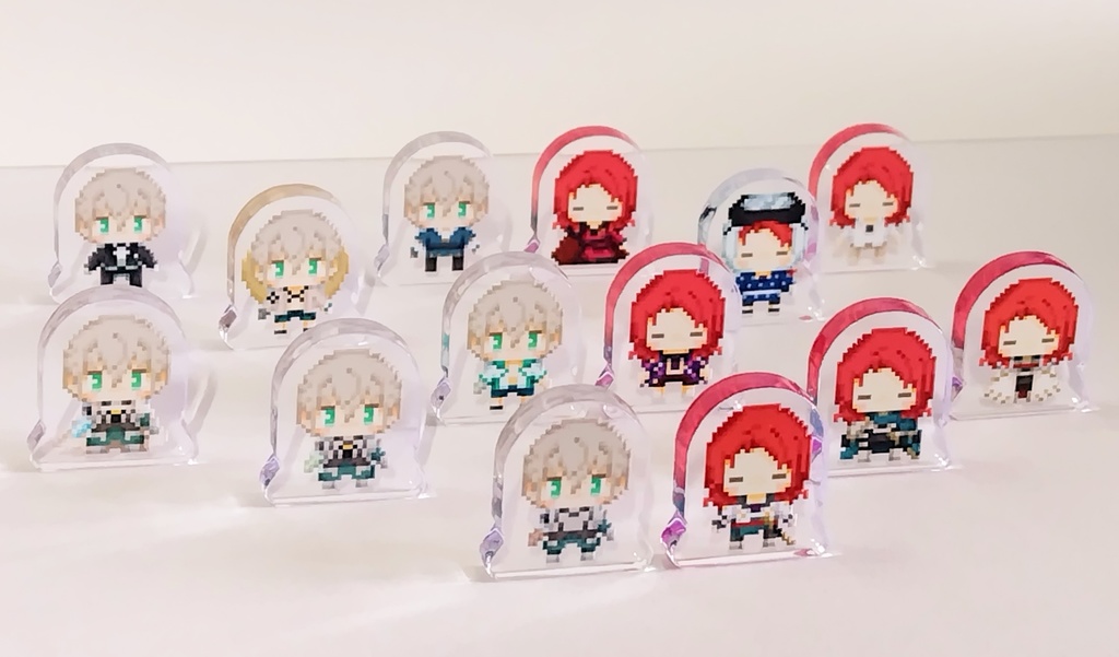 ベディトリドット絵ミニアクリルスタンド