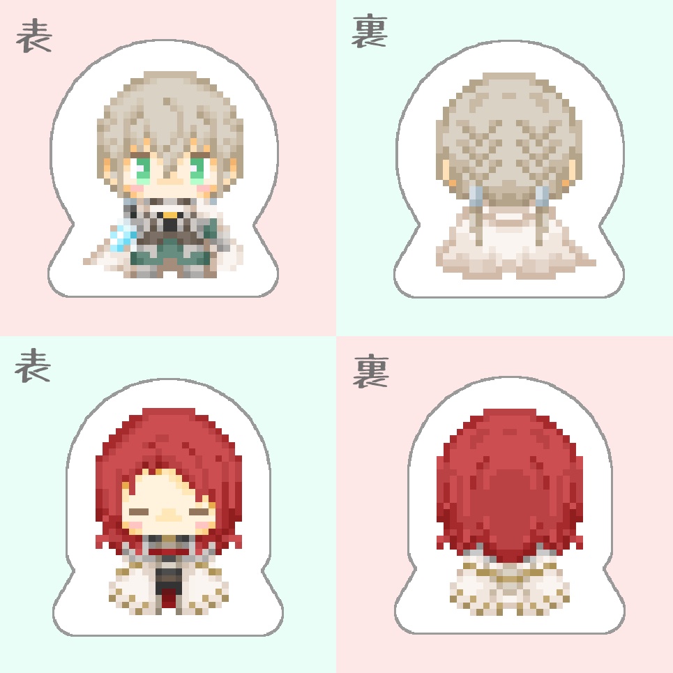 ベディトリドット絵ミニアクリルスタンド