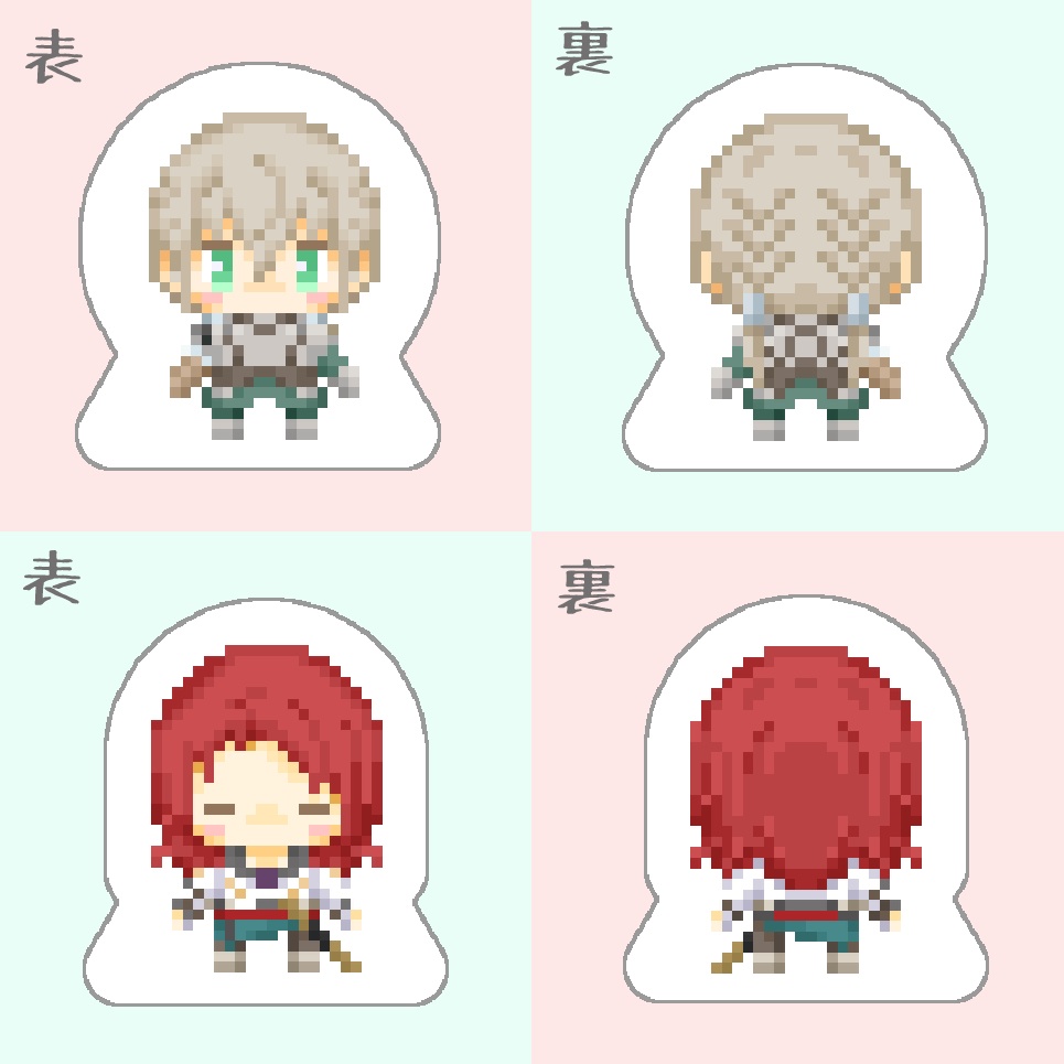 ベディトリドット絵ミニアクリルスタンド