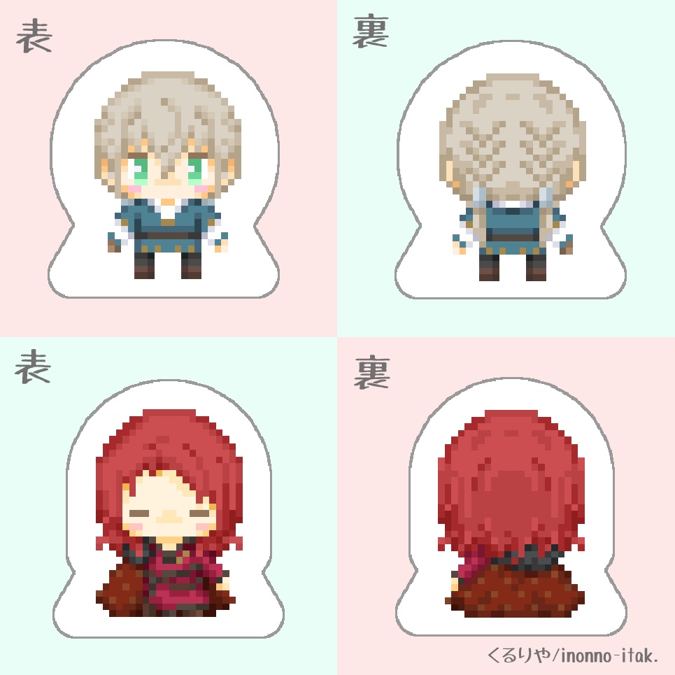 ベディトリドット絵ミニアクリルスタンド