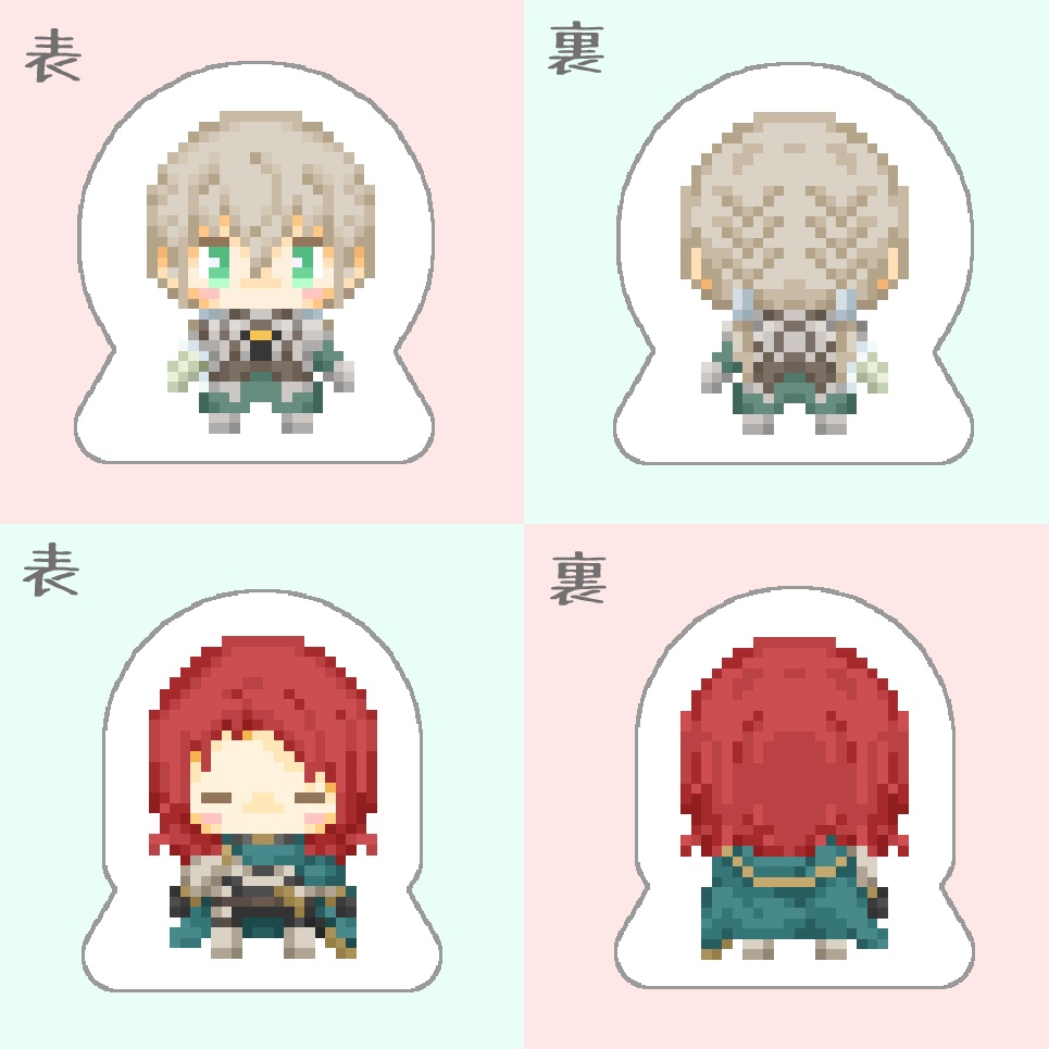 ベディトリドット絵ミニアクリルスタンド