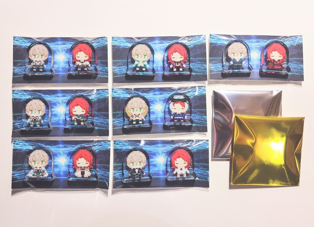 ベディトリドット絵ミニアクリルスタンド