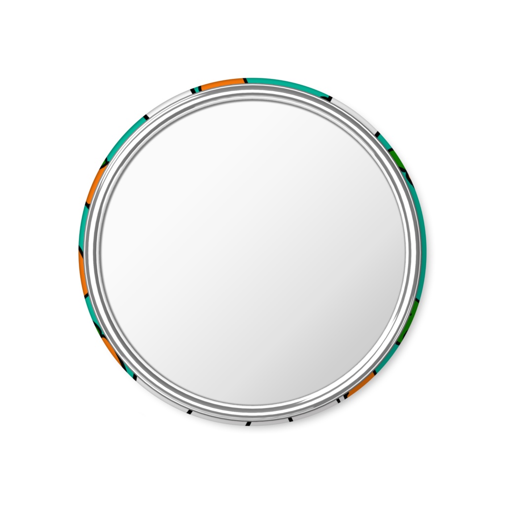 無限うさぎの缶ミラー