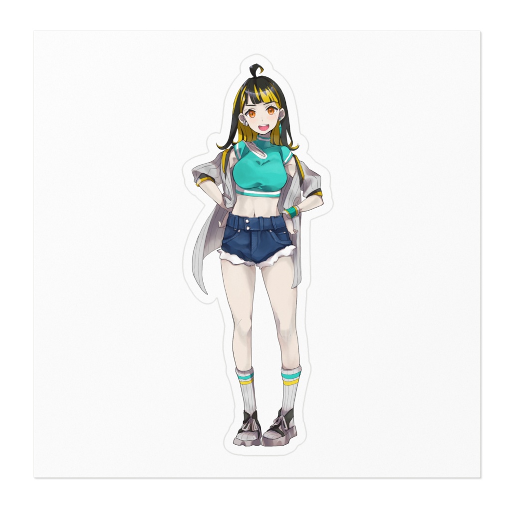 【#きほんのき】婿川ステッカー