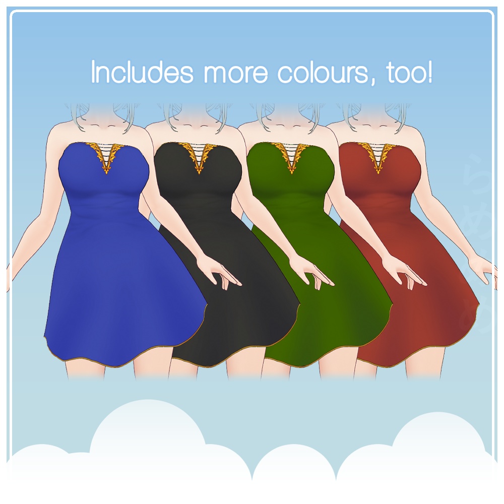 【VRoid】Simple Formal Dress