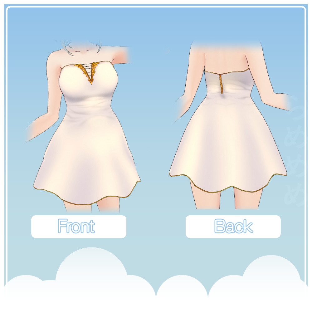 【VRoid】Simple Formal Dress